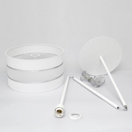 LED Candeeiro de chão HELEN 1xE27/15W/230V branco