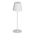 LED Candeeiro de mesa recarregável com regulação INITA LED/1,2W/1800 mAh IP54 branco