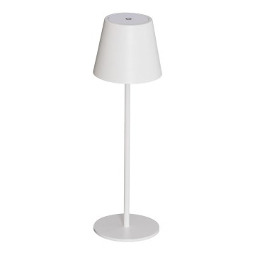 LED Candeeiro de mesa recarregável com regulação INITA LED/1,2W/1800 mAh IP54 branco