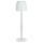 LED Candeeiro de mesa tácil recarregável com regulação LED/3W/5V 3000K 1800 mAh branco