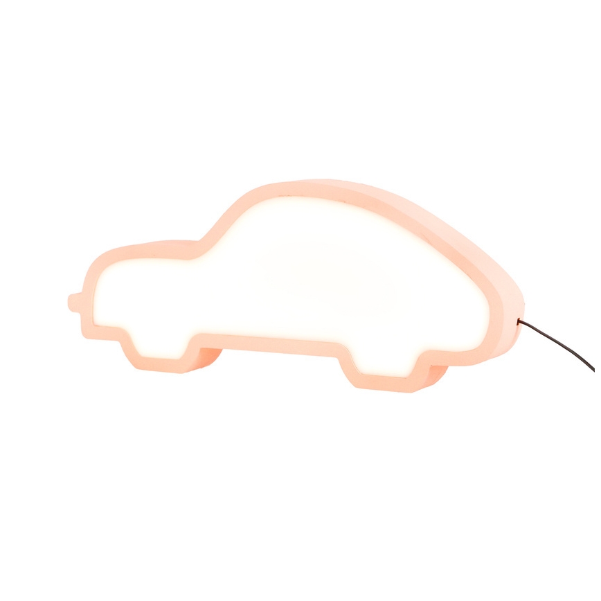 LED Candeeiro de secretária infantil CAR LED/11W/230V rosa