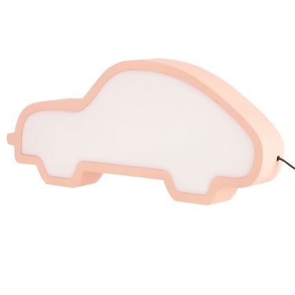 LED Candeeiro de secretária infantil CAR LED/11W/230V rosa