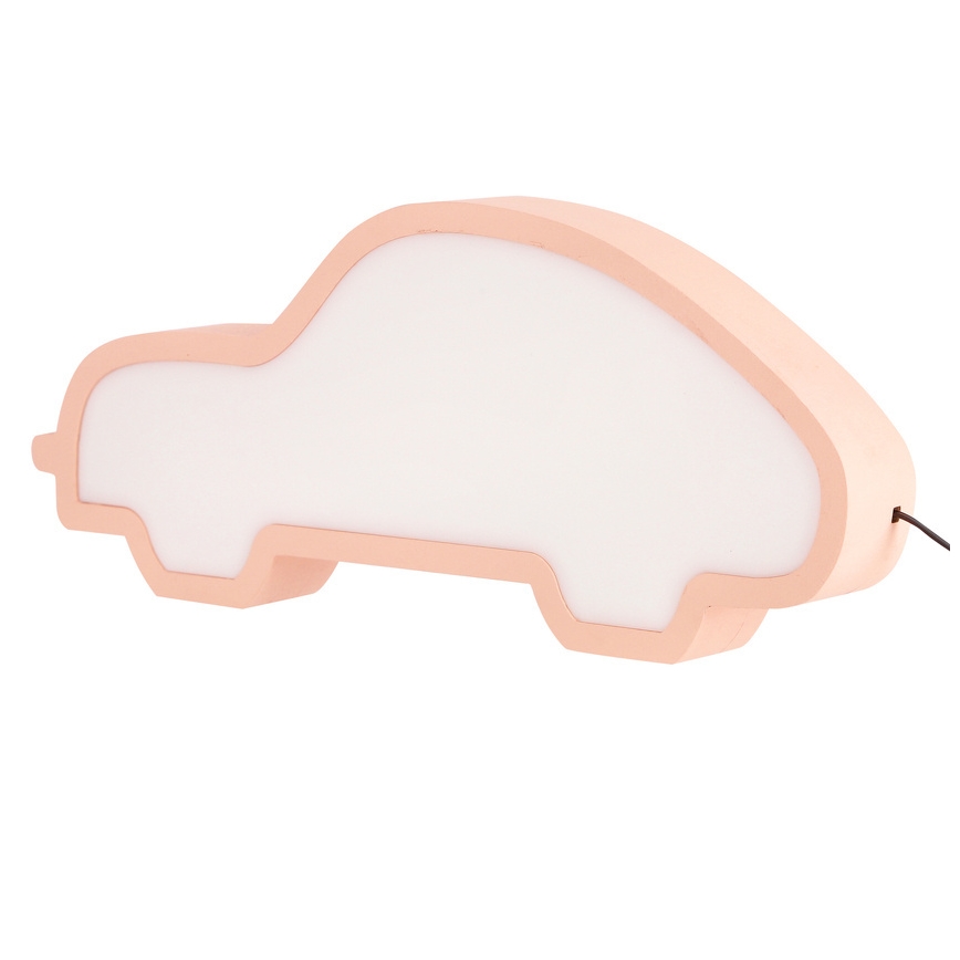 LED Candeeiro de secretária infantil CAR LED/11W/230V rosa