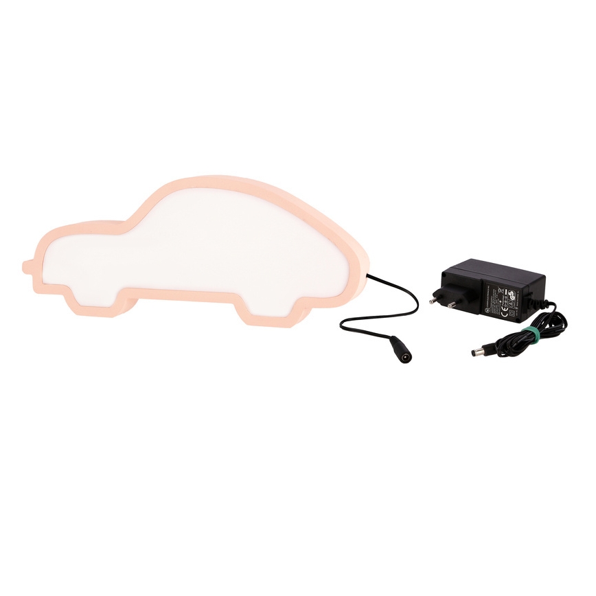 LED Candeeiro de secretária infantil CAR LED/11W/230V rosa