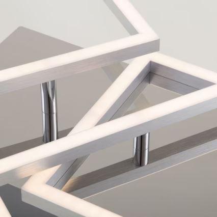 LED Candeeiro de tecto LED/42W/230V 3000K cromo fosco