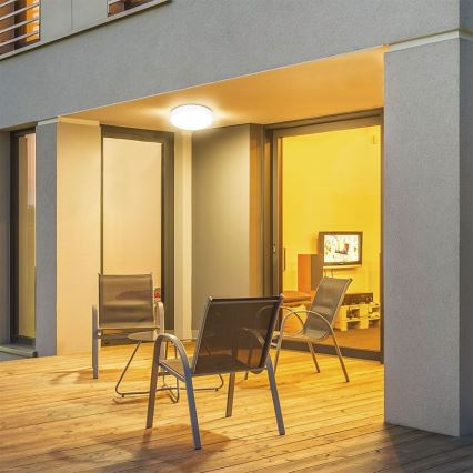 Candeeiro de tecto para casa de banho LED/18W/230V 4000K IP44 Ø 25 cm branco