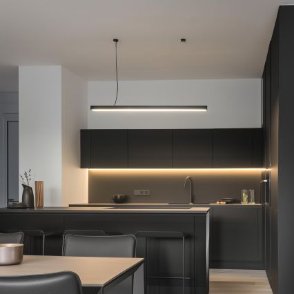 LED Candeeiro de teto de montagem superficial e pendente CYNIDECO, 12W/230V 4000K, preto