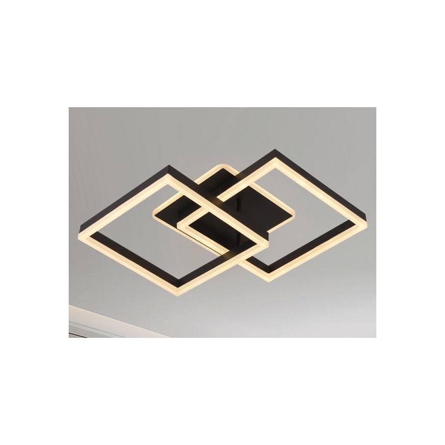 LED Candeeiro de teto regulável LED/80W/230V 3000-6500K + comando remoto