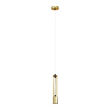 LED Candelabro suspenso BARS 1xGU10/4,8W/230V dourado
