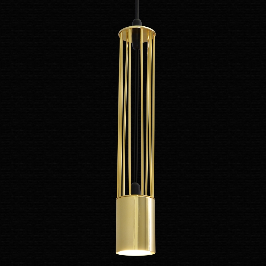LED Candelabro suspenso BARS 1xGU10/4,8W/230V dourado