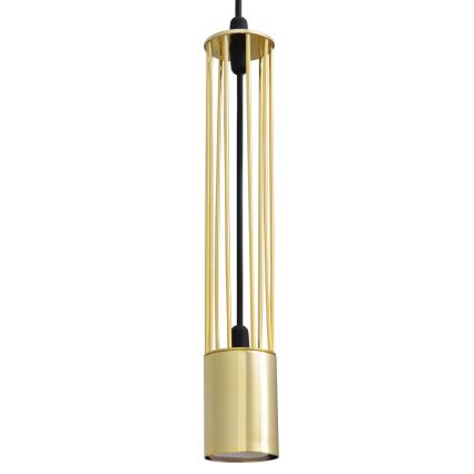 LED Candelabro suspenso BARS 3xGU10/4,8W/230V dourado