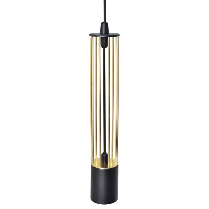 LED Candelabro suspenso BARS 3xGU10/4,8W/230V preto/dourado