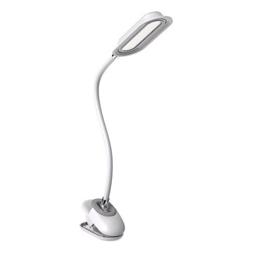 LED+CCT Lâmpada de mesa regulável com clip CLIP LED/7,5W/230V 3000/4200/5000K branca