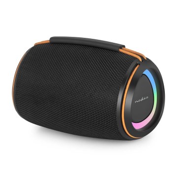 LED Coluna recarregável 40W/1200 mAh IPX4 preta