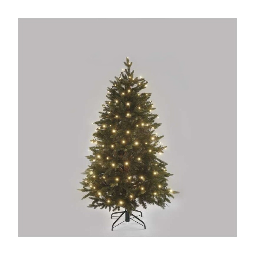 LED cordão de luzes de Natal para exterior 120xLED/3xAA 8,9m IP44 branco quente