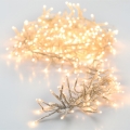 LED Cordão de luzes de Natal para exterior 3000xLED/230V/8 funções 24,8 m IP44 branco quente