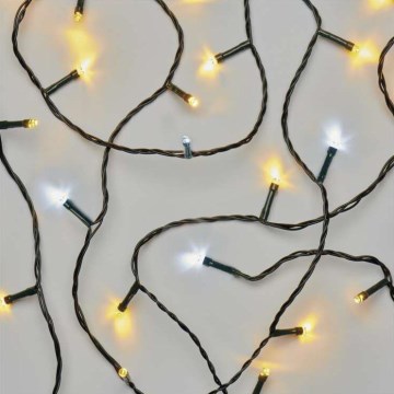 LED Cordão de luzes de Natal para exterior 80xLED/13m IP44 branco quente/frio