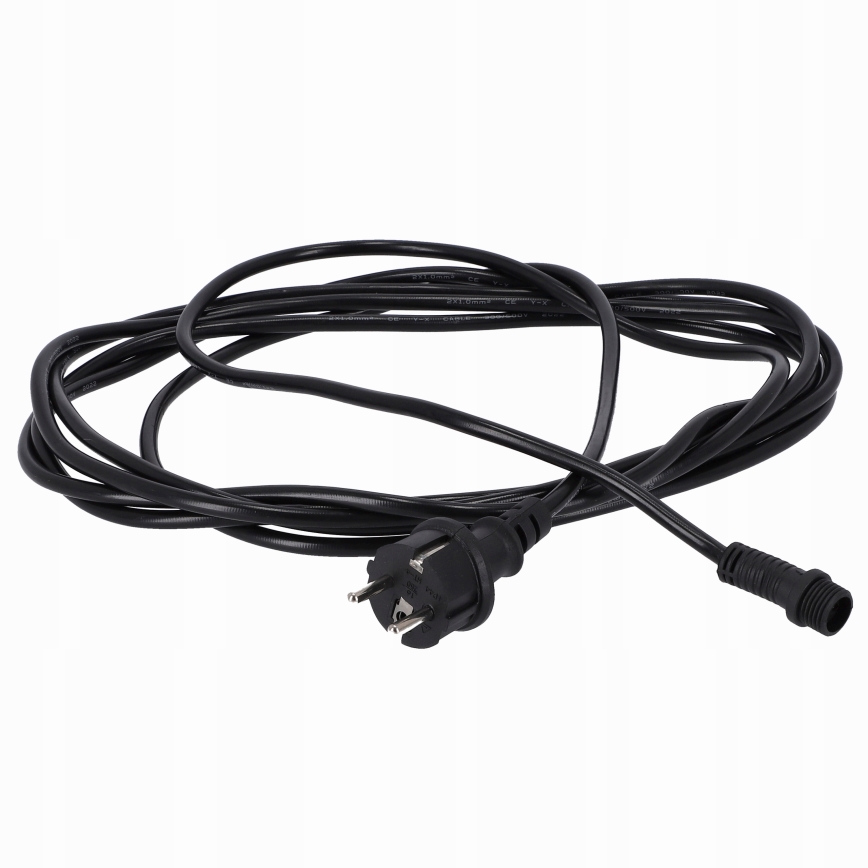 LED Cordão de luzes decorativas para exterior 20xE27/1W/230V 11,44 m IP44 preto