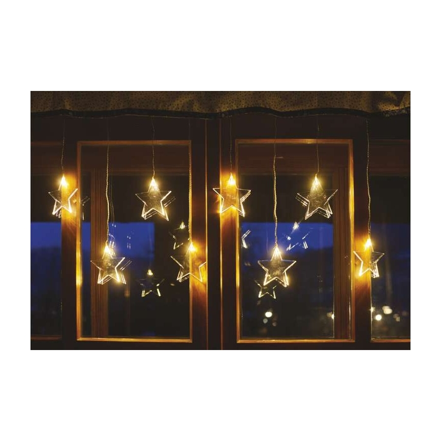 LED Cordão de Natal para exterior 8xLED/5,84m IP44 estrelas