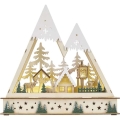LED Decoração de Natal LED/0,6W/2xAA paisagem natalina