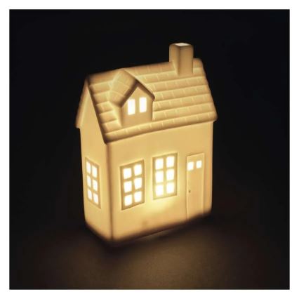 LED Decoração de Natal LED/CR2032 casinha