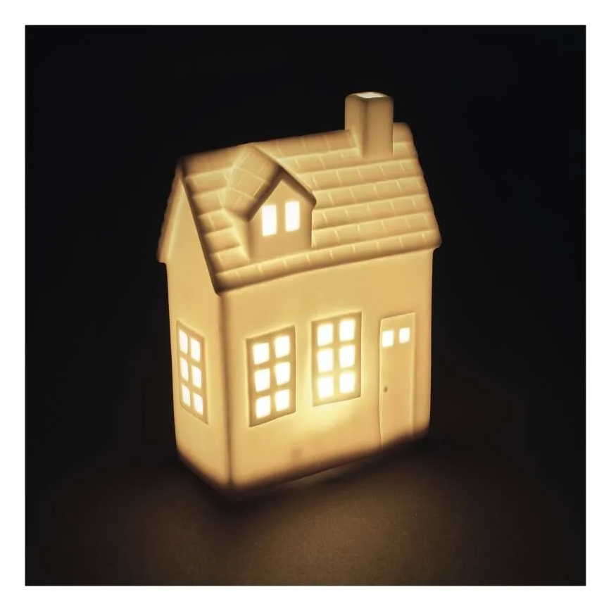 LED Decoração de Natal LED/CR2032 casinha
