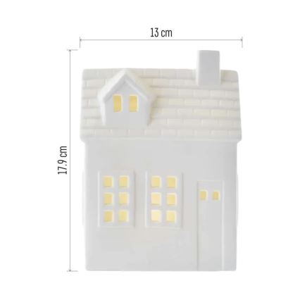 LED Decoração de Natal LED/CR2032 casinha