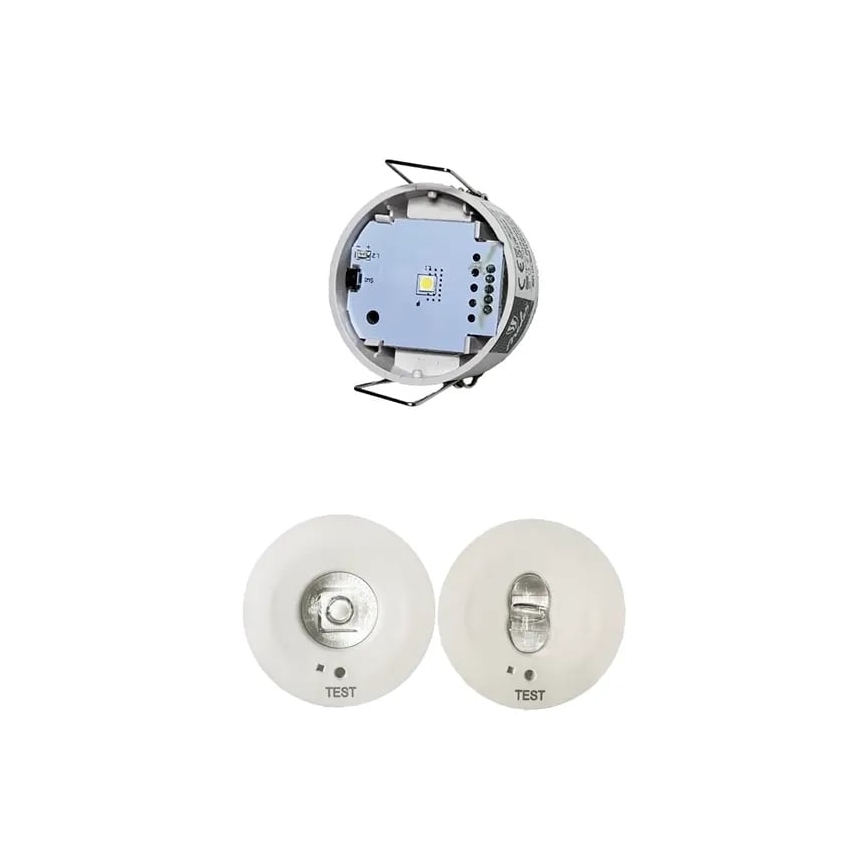 LED Emergência foco de encastrar LED/1,2W/230V 6000K