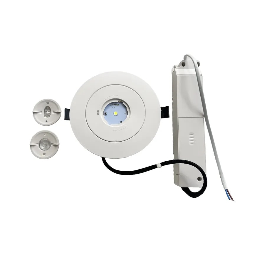 LED Emergência foco de encastrar LED/2W/230V 6000K