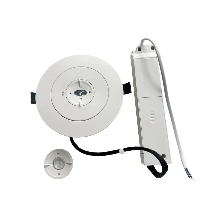 LED Emergência foco de encastrar LED/2W/230V 6000K