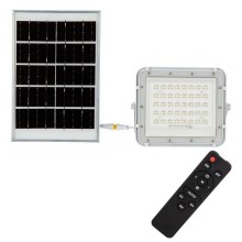 LED Exterior regulação solar holofote LED/6W/3,2V IP65 4000K branco + controlo remoto