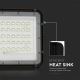 LED Exterior regulação solar holofote LED/6W/3,2V IP65 6400K preto + controlo remoto
