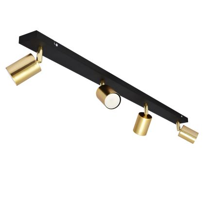 LED Foco TUNE 4xGU10/4,8W/230V dourado/preto