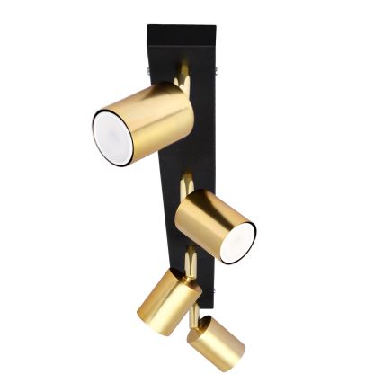 LED Foco TUNE 4xGU10/4,8W/230V dourado/preto