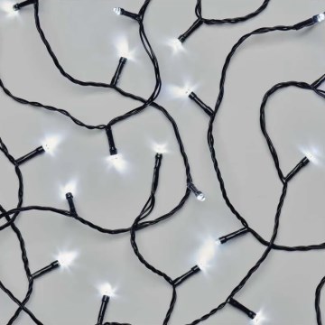 LED Guirlanda de Natal para exterior 100xLED/10m IP44 branco frio