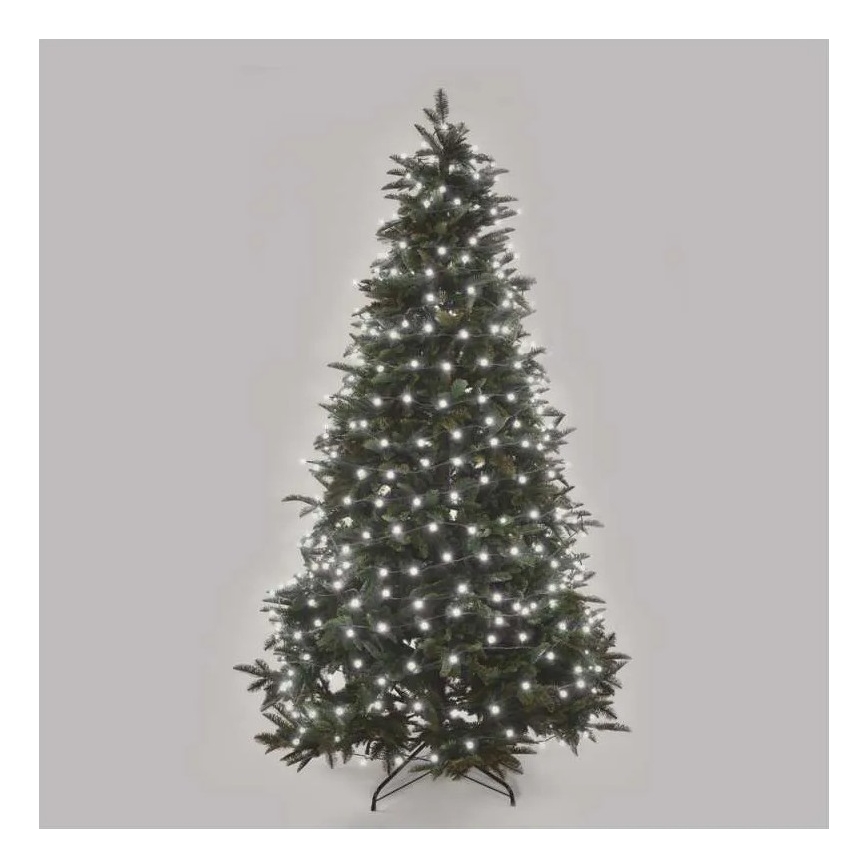 LED Guirlanda de Natal para exterior 480xLED/8 funções 53m branco frio IP44