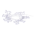 LED Guirlanda luminosa de Natal CHAIN 10xLED/2xAA 1,85m branco quente
