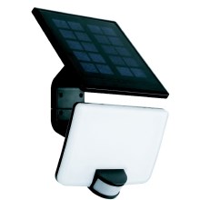 LED Holofote solar exterior com sensor LED/10W/3,7V 4000K IP54 3000 mAh