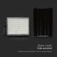 LED Exterior regulação solar holofote LED/15W/3,2V IP65 4000K preto + controlo remoto