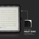 LED Holofote solar exterior LED/200W/3,2V 4000K preto IP65 + controlo remoto