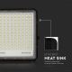 LED Holofote solar exterior LED/30W/3,2V 4000K preto IP65 + controlo remoto
