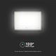 LED Holofote solar exterior LED/30W/3,2V 6400K preto IP65 + controlo remoto