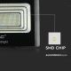 LED Holofote solar exterior LED/40W/10V IP65 6000K + controlo remoto