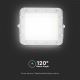 LED Exterior regulação solar holofote LED/6W/3,2V IP65 6400K branco + controlo remoto
