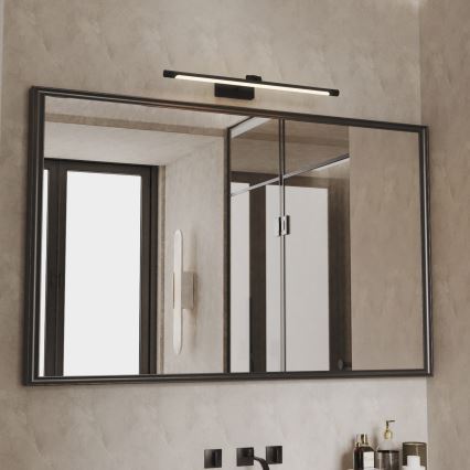 LED Iluminação de espelho para casa de banho MIRROR LED/8W/230V 4000K IP44 60 cm preta