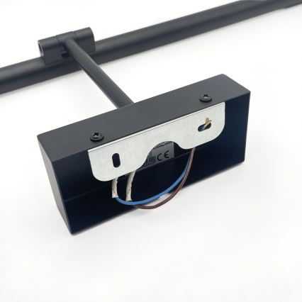 LED Iluminação de espelho para casa de banho MIRROR LED/8W/230V 4000K IP44 60 cm preta