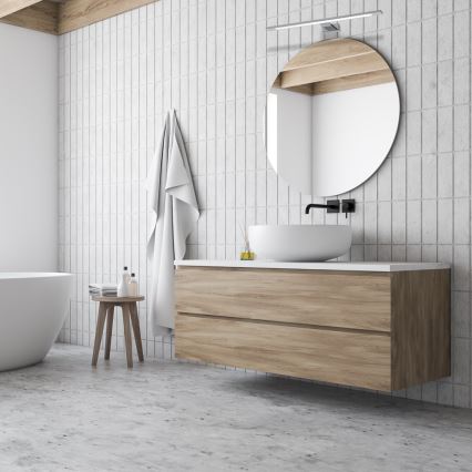 LED Iluminação de espelho para casa de banho SHINE LED/12W/230V 60 cm IP44 cromado brilhante