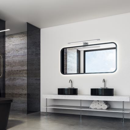 LED Iluminação de espelho para casa de banho SHINE LED/12W/230V 60 cm IP44 cromado brilhante