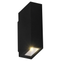 LED Iluminação de parede exterior ORLEAN 2xLED/2,5W/230V preto IP54