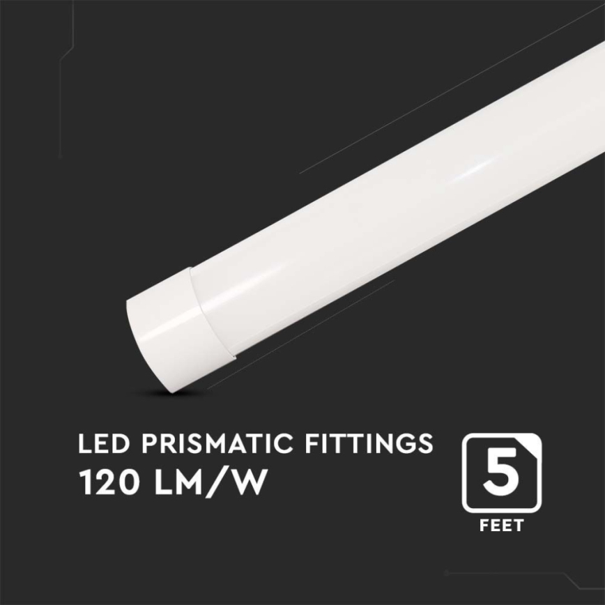 LED Iluminação fluorescente LED/50W/230V 4000K 150 cm branco